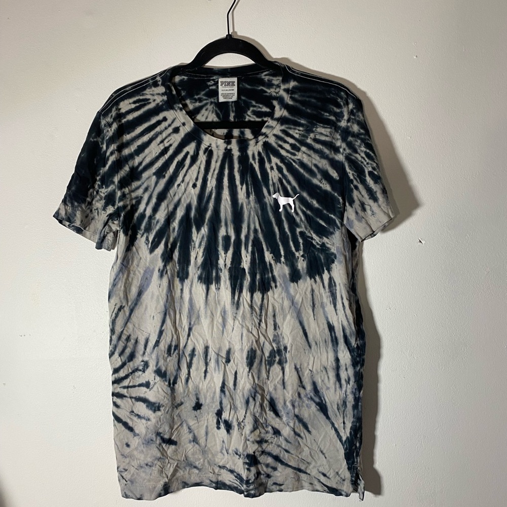 SOLD Victoria Secret Pink Grey Tie Dye Top